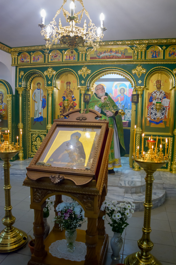 Престольный праздник придельного (нижнего)храма Св. прп. Шио Мгвимского