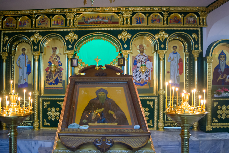 Престольный праздник придельного (нижнего)храма Св. прп. Шио Мгвимского