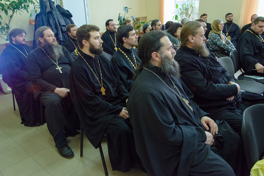 Рабочая встреча духовенства в наркологическом центре 15.03.2018